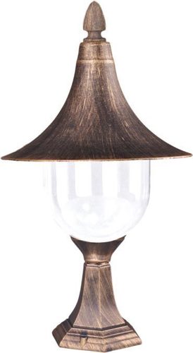 Kontrollera Låg utomhus K-8128 svart / guld stående lampa från BOSTON-serien