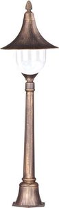 Låg utomhuslampa K-8129 svart/guld från BOSTON-serien small 0