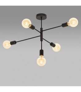 Taklampa Ramko ALTA LOFT svart 5 ljuspunkter E27 90 cm SKU 67764 small 0