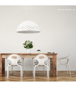 Taklampa Ramko BLUM vit 3xE27 LED 50 cm 66755 small 1