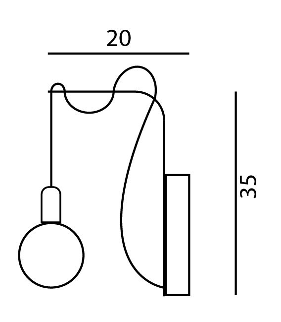 Förhandsvisning Vägglampa Ramko BORNHOLM vit 60W E27 IP20 35 cm SKU 67985 Vägglampa Ramko BORNHOLM vit 60W E27 IP20 35 cm SKU 67985
