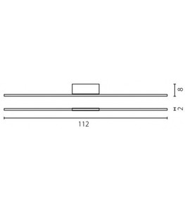 Vägglampa LED Ramko 112 cm 15W 3000K IP20 SKU 67876 small 2