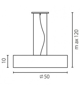 Takpendel Ramko Domino 50 4xE14 LED 10W 50cm SKU 67402 small 2