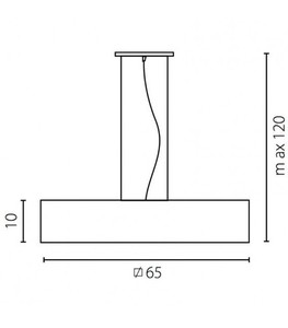 Takpendel Ramko DOMINO 65 ljuskrona 8xE14 65 cm SKU 67389 small 3