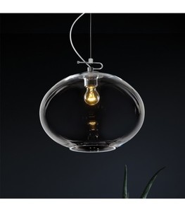 Taklampa Ramko Donut Transparent 36 cm LED E27 SKU 67366 small 1