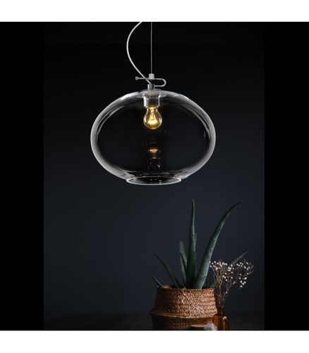 Kontrollera Taklampa Ramko Donut Transparent 36 cm LED E27 SKU 67366