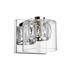 Zuma line GEM vägglampa - krom small 0