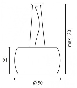 Taklampa Ramko Galaxia svart 3xE27 LED 55 cm SKU 67472 small 1