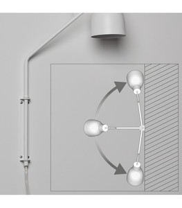 Vägglampa Ramko LOTTA loftskans E27 60W 60cm SKU 66147 small 1