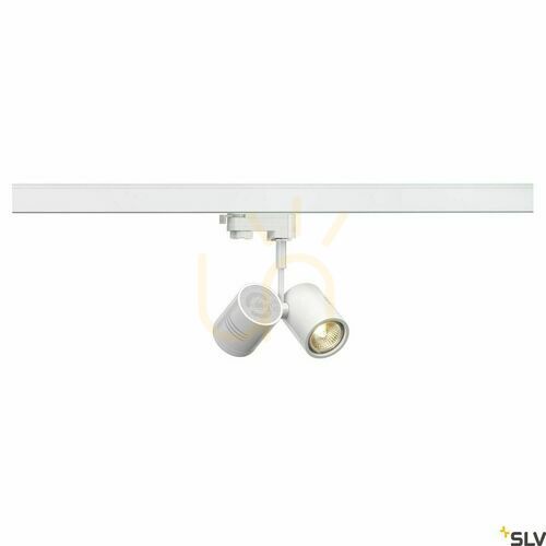 Kontrollera Skenstrålkastare SLV BIMA II 2xGU10 3-fas vit 152231