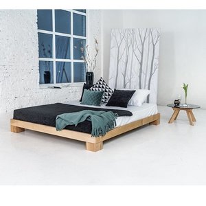 Säng WoodMan Kub 180x200 massiv bokträ japansk stil WUA-01068 small 1