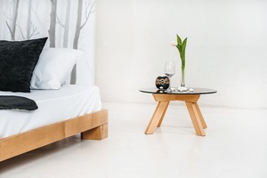 Säng WoodMan Kub 180x200 massiv bokträ japansk stil WUA-01068 small 2