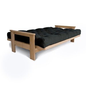 Bäddsoffa WoodMan Mexico bokträ grafit WUA-00626 small 1
