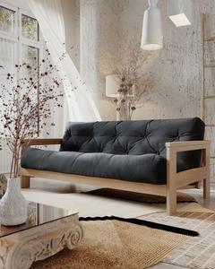 Bäddsoffa WoodMan Mexico bokträ grafit WUA-00626 small 2