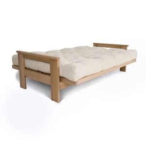 Bäddsoffa WoodMan Mexico bokträ krämfärgad WUA-00619 small 4