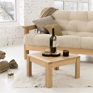 Bäddsoffa WoodMan Mexico bokträ krämfärgad WUA-00619 small 0