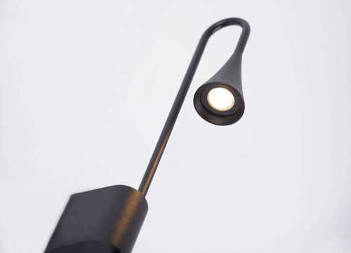 Kontrollera Vägglampa Max Light Comet W0280 svart LED 80 cm