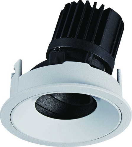 Kontrollera Inbyggd armatur Max Light Galexo H0106 vit LED 7W 3000K Ø8,4 cm