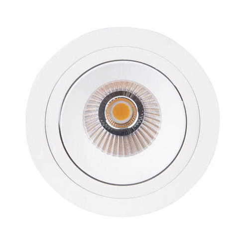 Kontrollera Inbyggd armatur Max Light HIDEN H0109 vit LED 10W 3000K Ø9,5 cm