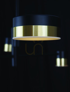Max Light Puma P0404 taklampa, 4 LED-ljuskällor, guld och svart, 82 cm small 3