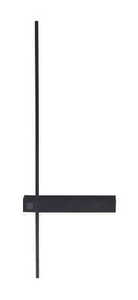 Vägglampa Max Light Sabre W0281 svart LED 61 cm small 0