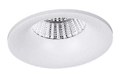 Kontrollera Inbyggd armatur Max Light Arya H0096 vit LED 8W 3000K Ø9 cm