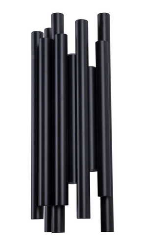 Kontrollera Maxlight Organic W0286 svart LED-vägglampa, 8 × 1 W, 43 cm