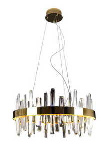 Pendant Light Max Light Prince P0421 Gold 60 cm LED 0 Pendant Light Max Light Prince P0421 Gold 60 cm LED small 0