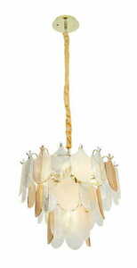 Pendant Light Max Light Arwena P0417 Gold 7-Light 50 cm small 1