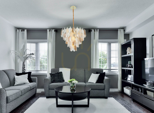 Kontrollera Taklampa Max Light Arwena P0418 guld 15xE14 80 cm