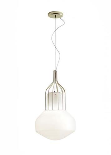 Kontrollera Hängande lampa Fabbian Aérostat 33cm - förgylld mässing - F27A11 19