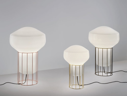 Kontrollera Bordslampa Fabbian Aérostat 53 cm - kopparglans - F27B03 41