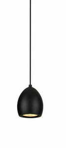 Pendant Light Max Light Comet Round Black LED 7 cm P0433 small 1