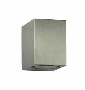 Utomhusvägglampa SU-MA MINI 5001 BR GU10 borstad aluminium IP44 small 1