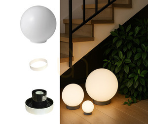 LUNA BALLS Trädgårdsbollset 20/30/40 cm – LED E27, UV-beständiga small 13
