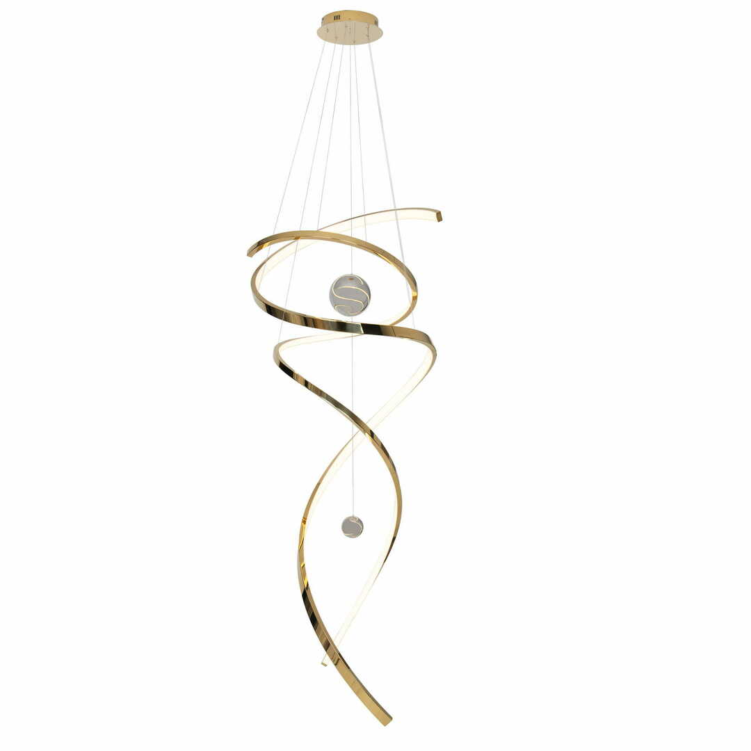 Kontrollera Pendant Light Max Light Ritz P0427D Gold 60 cm LED Pendant Light Max Light Ritz P0427D Gold 60 cm LED