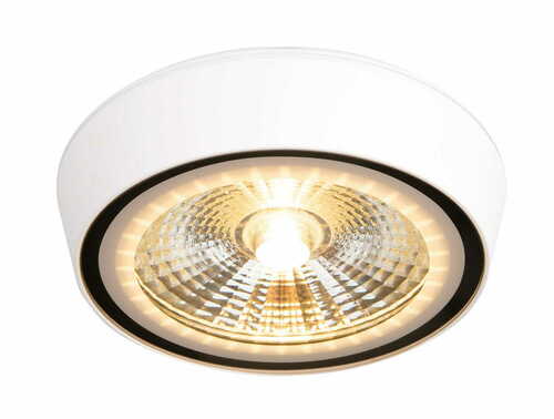Kontrollera Max Light Charon C0207 vit LED-taklampa, IP65, 12 W, 12,8 cm