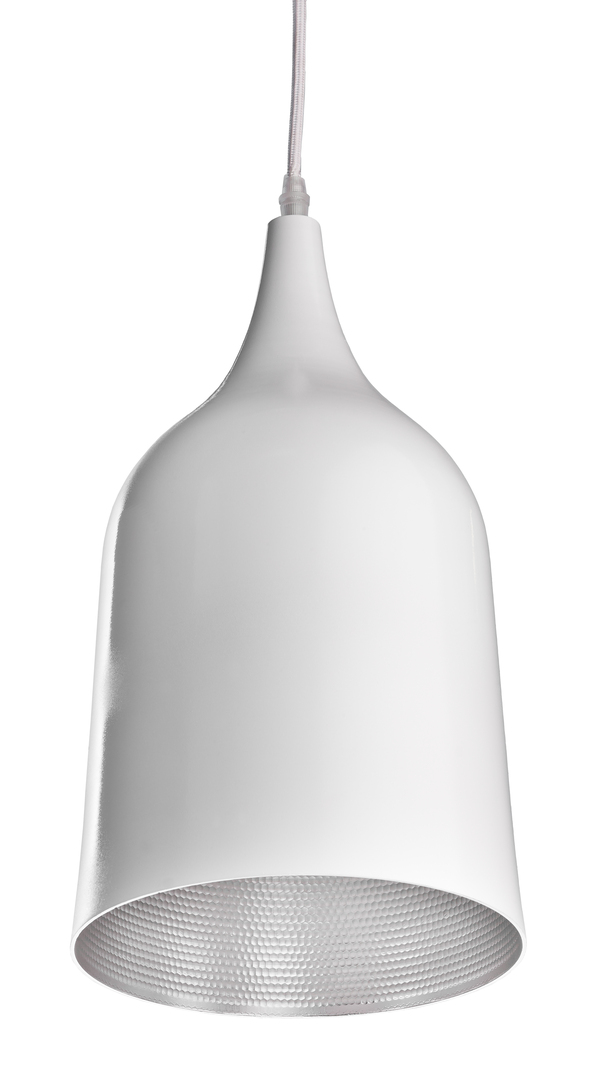 Azzardo Fabio M AZ0300 pendel, vit, skärm Ø20 cm, E27 60 W