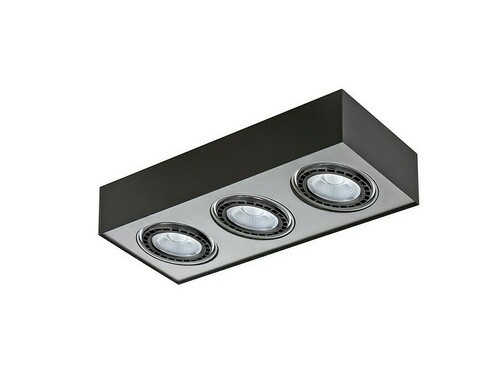 Kontrollera Downlight Azzardo PAULO 3 230V SVART / ALU