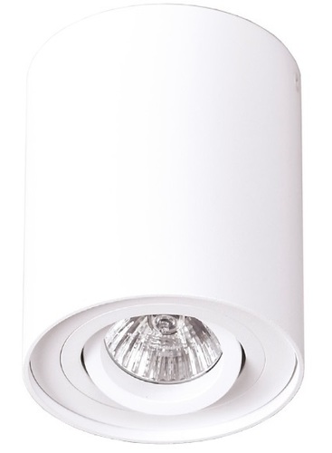 Kontrollera Plafond Max Light Basic Round I vit metall GU10 50W C0067