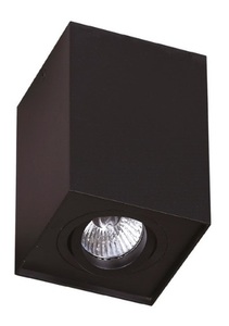 Plafond Max Light Basic Square svart GU10 9,5x9,5 cm C0071 small 0