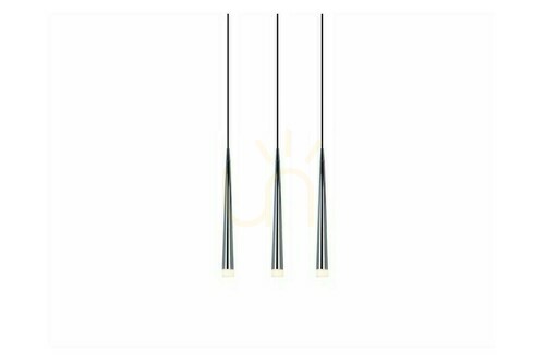 Kontrollera Azzardo Stylo 3 Chrome pendellampa, krom, 3×G9