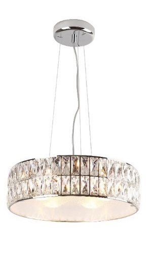 Kontrollera Pendellampa Max Light Diamante krom kristall 5xG9 38 cm P0236