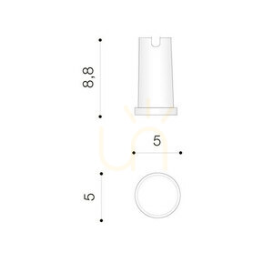 Trädgårdslampa Azzardo ALF ROUND 3000K DGR small 2