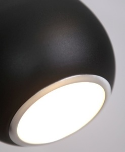 Pendant Light Max Light DROP P0233 Black Metal 20 cm small 1
