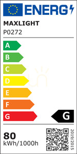 Pendellampa Max Light Geometric P0272 vit LED med tre rektangulära ramar 145 cm small 4