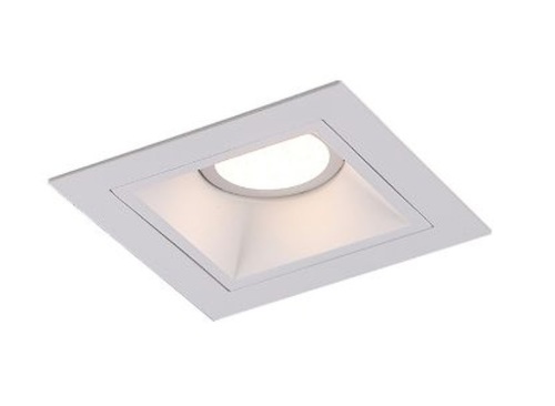 Kontrollera Inbyggd armatur Max Light HIT H0080 vit metall GU10 50W 11,5x11,5 cm