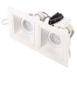 Infälld armatur Max Light HIT II vit 2xGU10 metall H0081 small 1