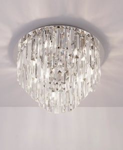 Plafond Max Light Monaco C0136 krom glas metall 9xG9 42 cm small 0