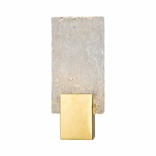 Kontrollera Vägglampa Max Light Vetro W0289 guld LED 30 cm